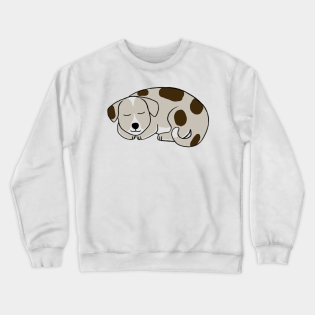 Sleeping Puppy Crewneck Sweatshirt by wanungara